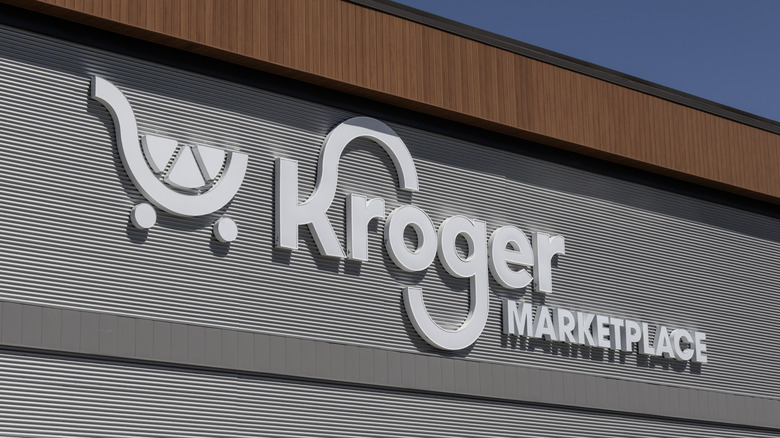Kroger Marketplace storefront signage