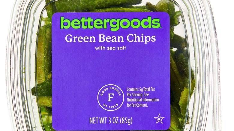 Walmart bettergoods green bean chips