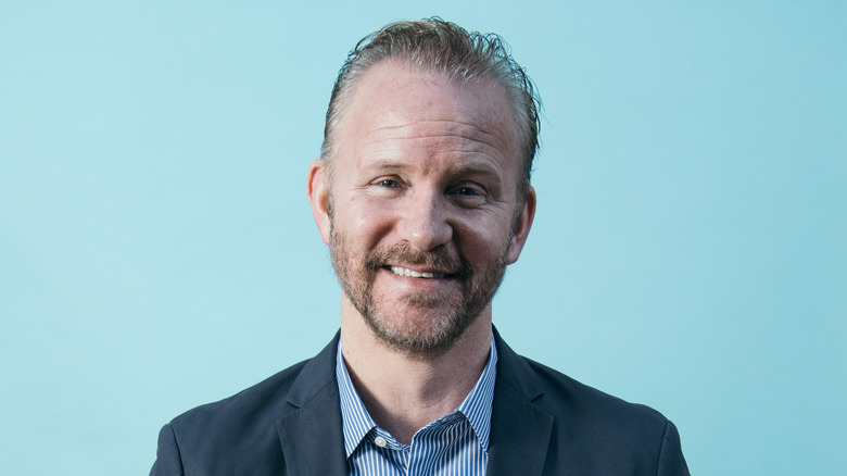 Morgan Spurlock smiling