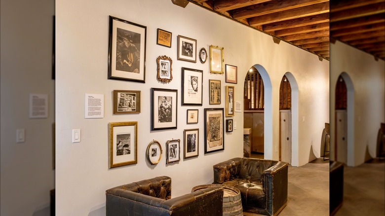 indoor stalls at malibu wines & beer garden