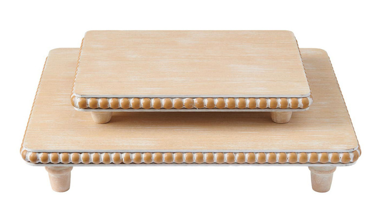 A two-tiered Kirkton House Coffee tray from Aldi