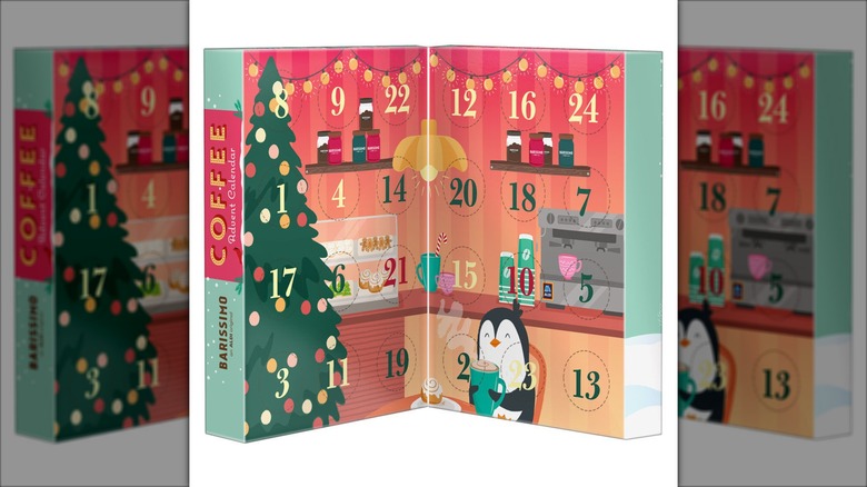 A coffee cup advent calendar from Barissimo