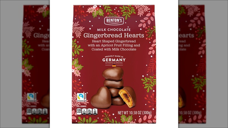 A bag of Benton's Gingerbread Hearts