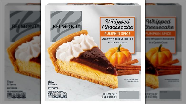 pumpkin cheesecake with cookie crust