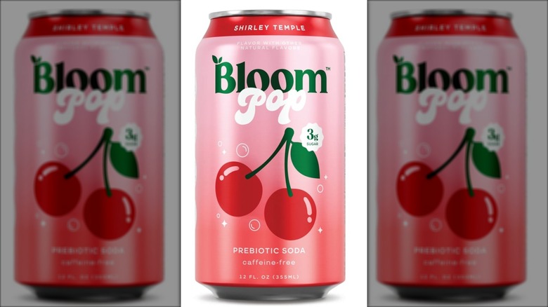 pink can of prebiotic soda