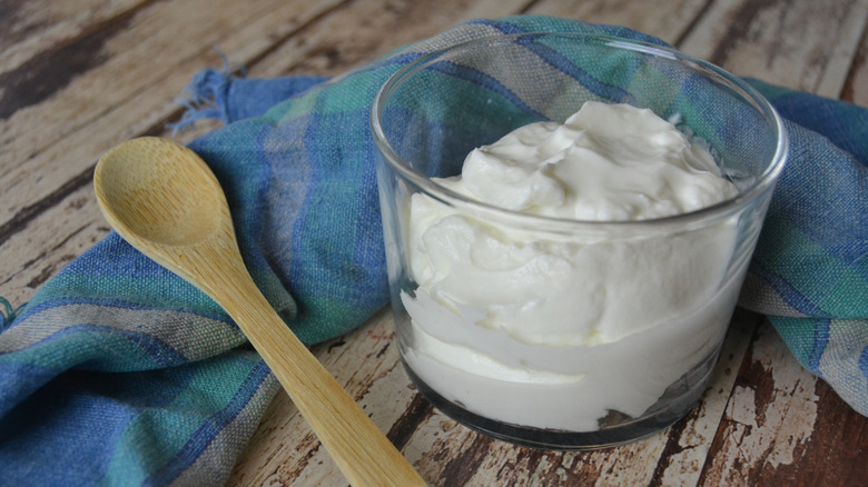 Icelandic Skyr in a bowl