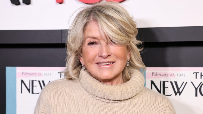 martha stewart on the red carpet in december 2025