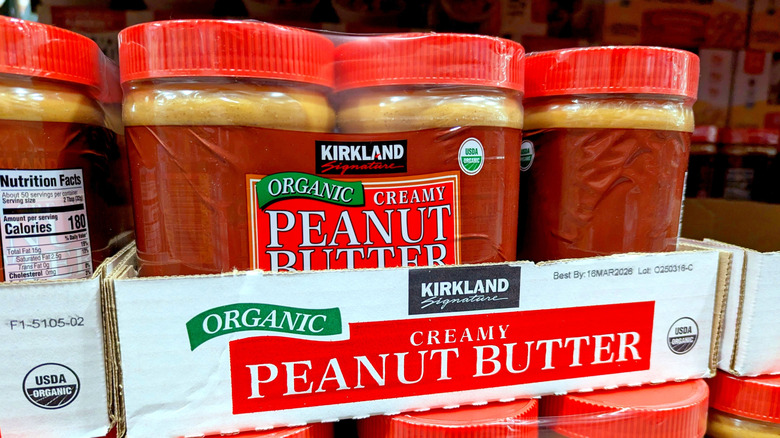 Costco Kirkland Signature Organic Creamy Peanut Butter Jars