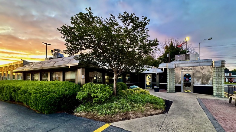 Exterior shot of The Dining Car Restaurant
