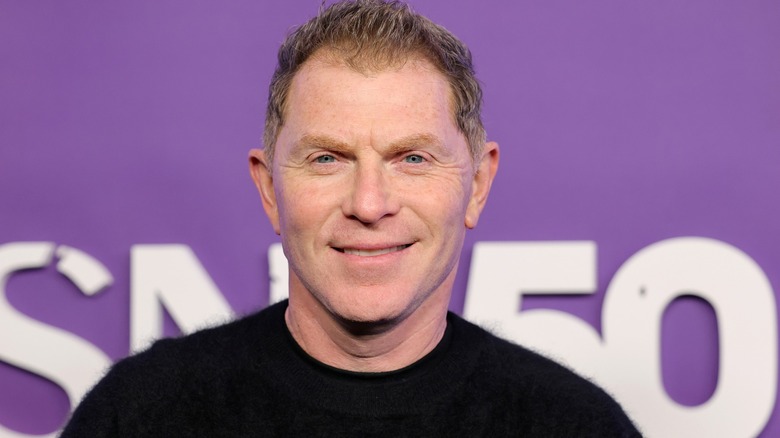 Bobby Flay posing for picture