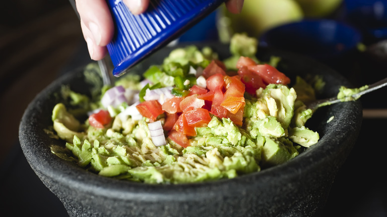 Making guacamole