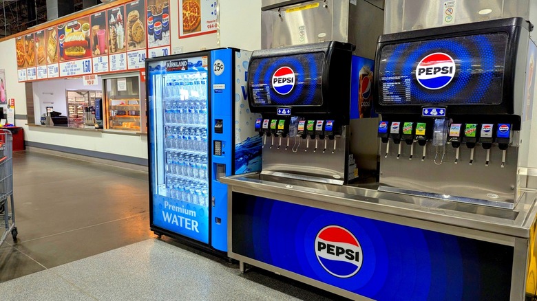 pepsi fountains at costco food court