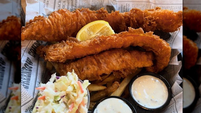 The Captain's fish and chips from Bubba Gump Shrimp Co.