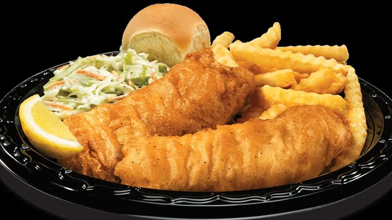 Culver's North Atlantic cod dinner