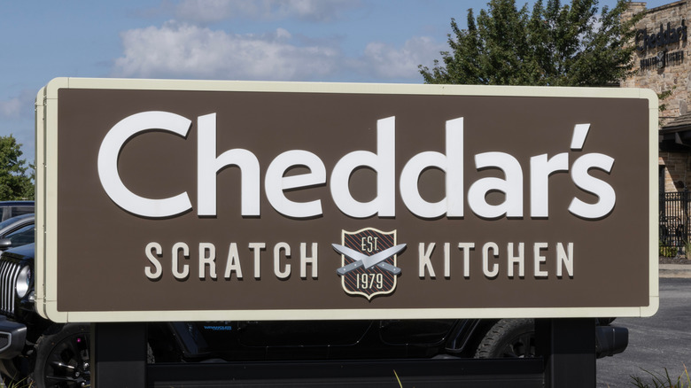The logo for Cheddar's Scratch Kitchen chain
