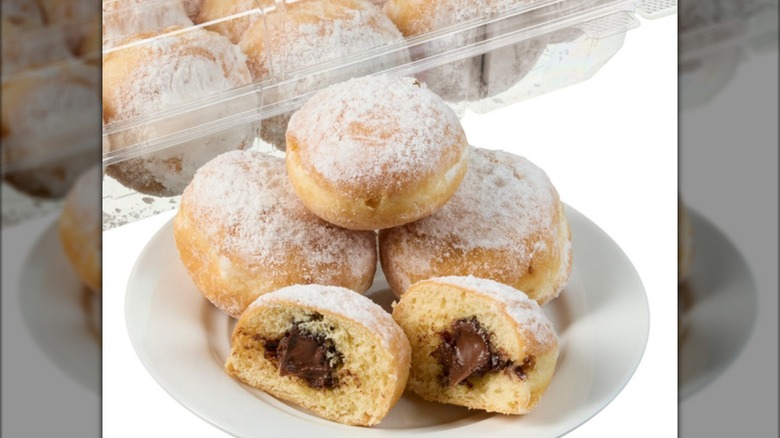 Costco's Mini beignets filled with chocolate hazelnut