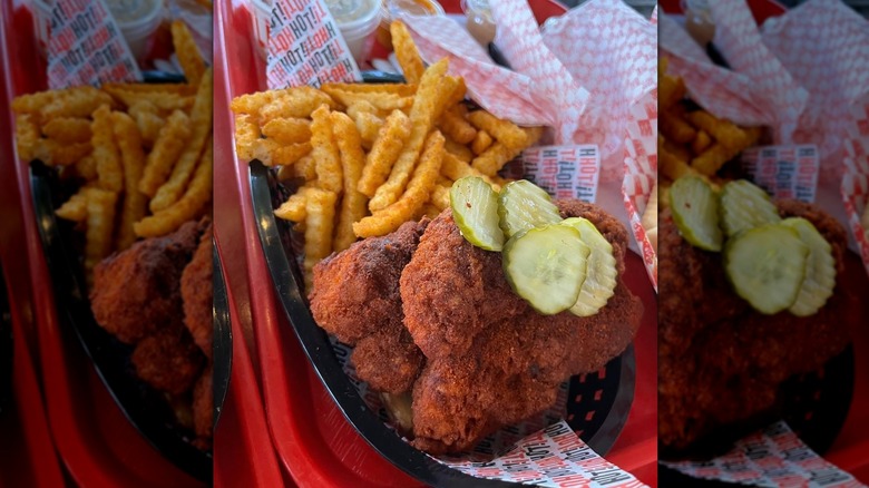 fried chicken from Howlin' Ray's