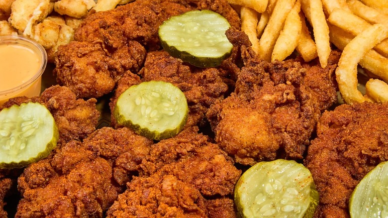 Fried chicken from Chuck's Hot Chicken