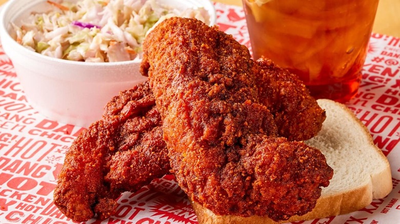 A serving of fried chicken from Nashbird