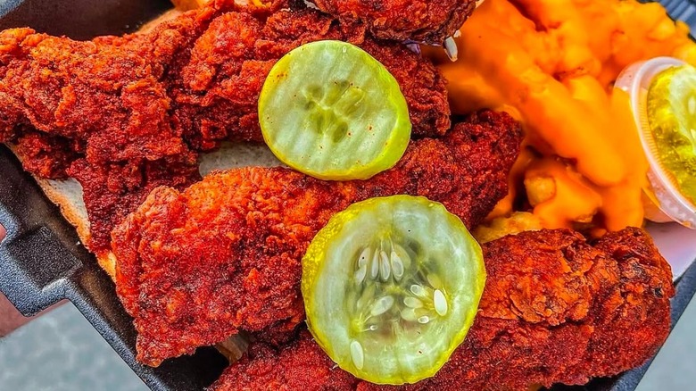 Fried chicken from Dave's Hot Chicken