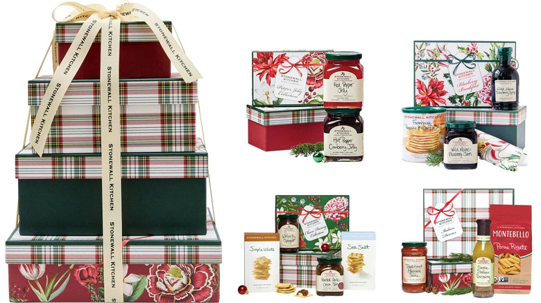 An image of the Costco Stonewall Kitchen Holiday Gift Tower