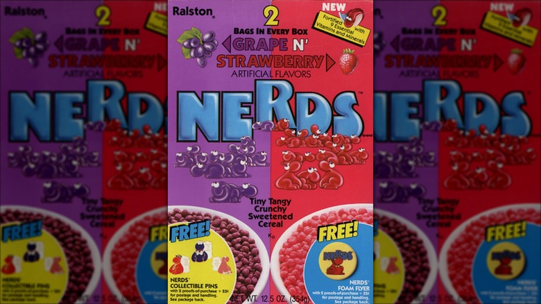 colorful box of nerds cereal