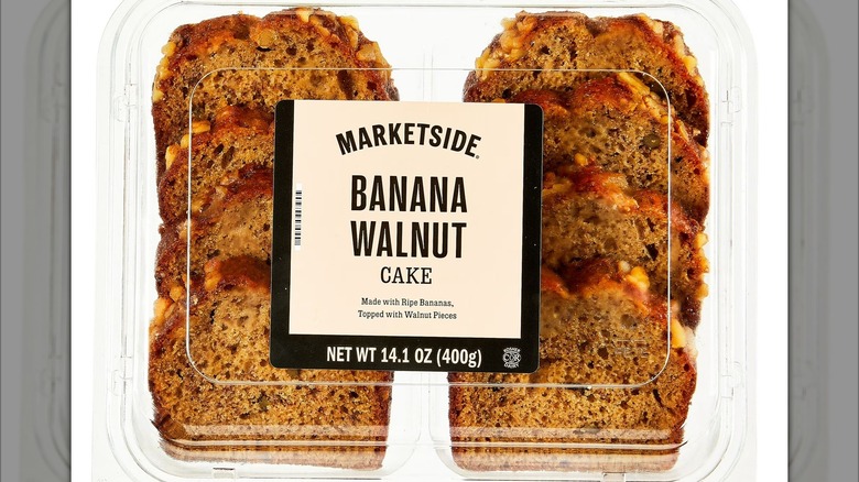 walmart's banana nut cake in package