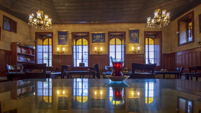 interior of Tahmis Kahvesi coffee house