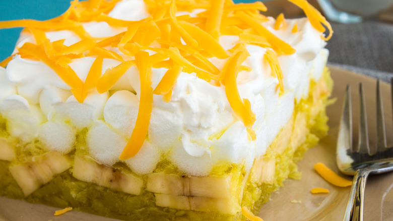Hawaiian jell-o salad.