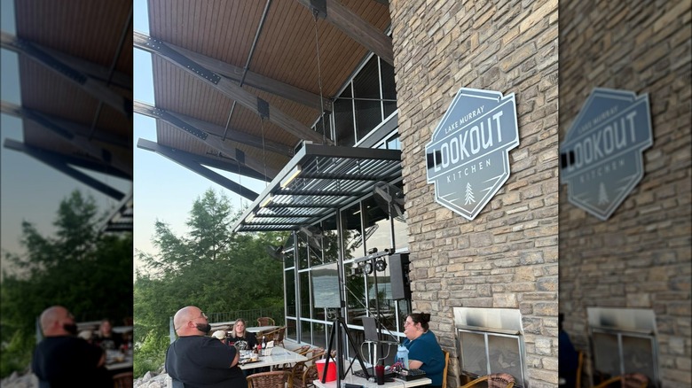 outdoor deck at the lookout kitchen
