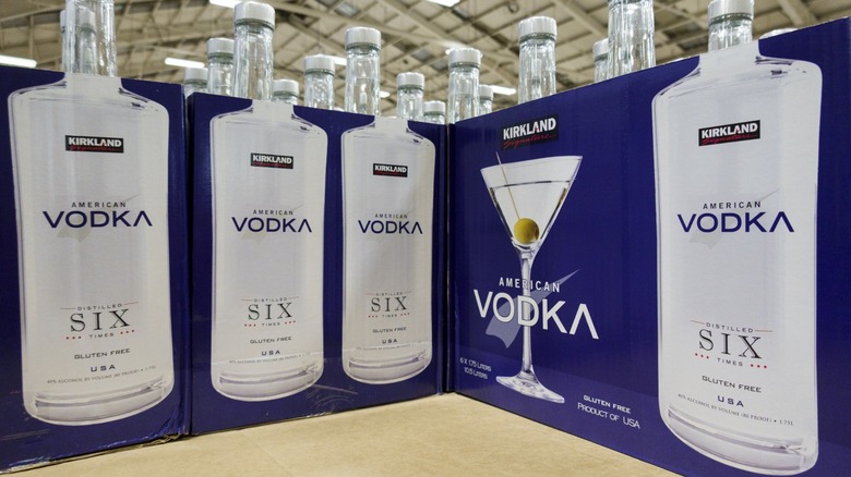 boxes of costco american vodka