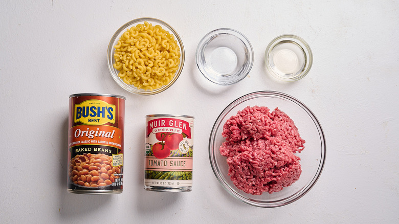 Ingredients on a table