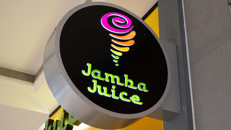 A sign for a Jamba Juice outlet