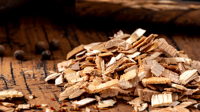 wood chips