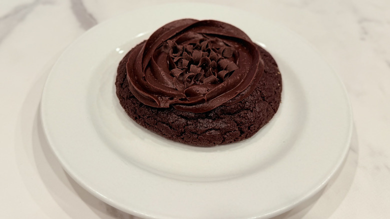 Crumbl Chocolate Cake Cookie