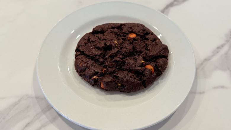 Crumbl Chocolate Reese's Pieces Cookie
