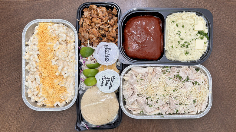 All four Costco meals