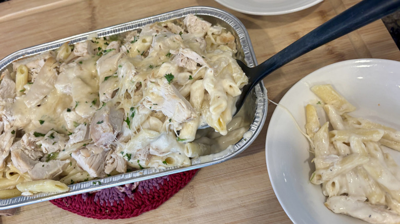 Chicken Alfredo with Penne Pasta