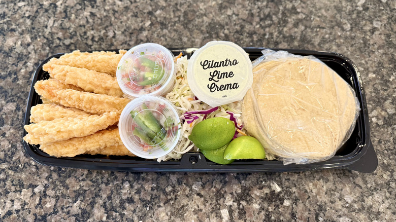Tempura shrimp taco kit