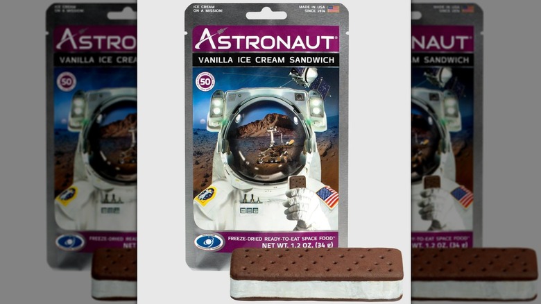 A pouch of Astronaut's ice cream