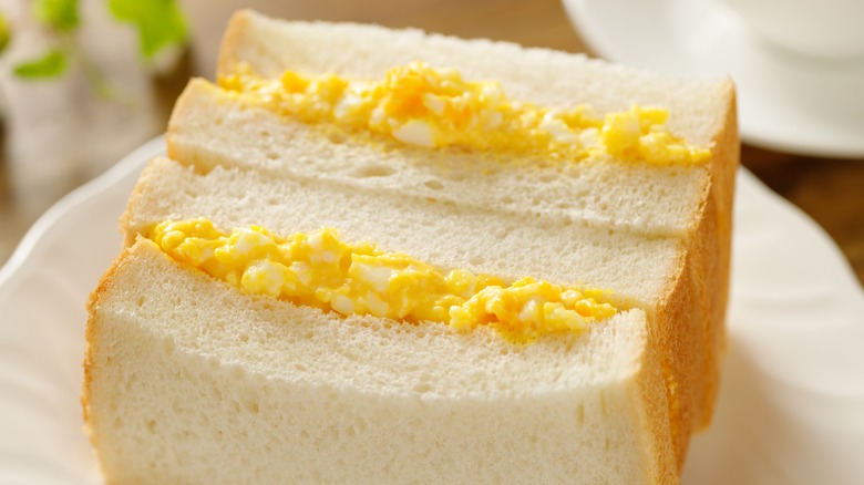 Japanese egg salad sandwich