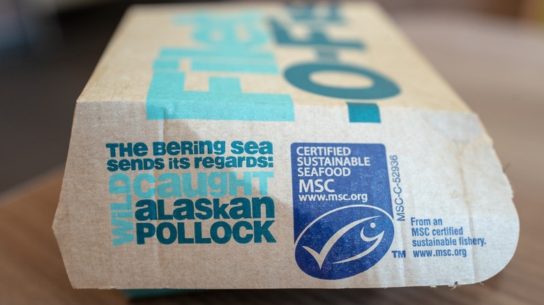 msc certification on filet-o-fish box