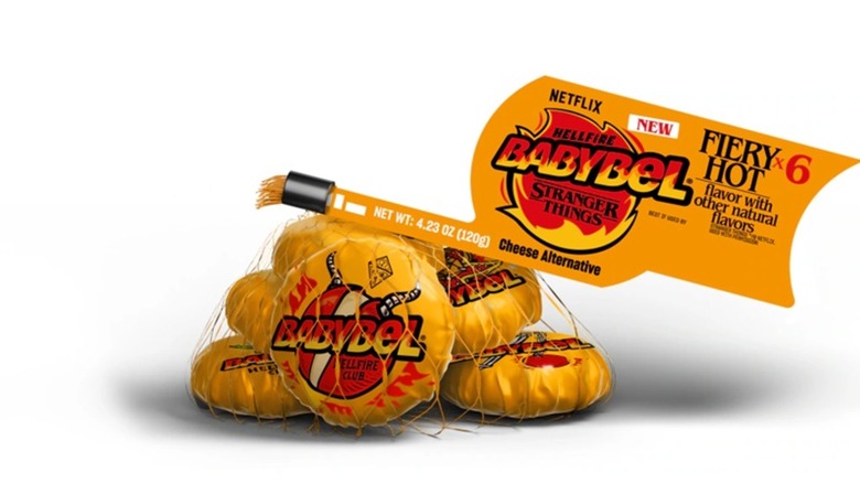 Babybel fiery hot cheese wheels in net bag