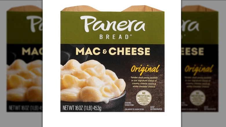 packaged panera break mac and cheese