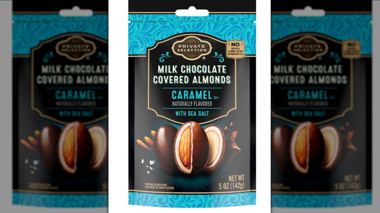 bagged chocolate almonds from Kroger's Private Selection