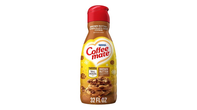 brown butter creamer in yellow bottle