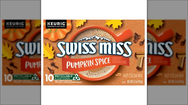 pumpkin spice cocoa k-cups in box