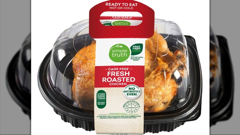 kroger rotisserie chicken in plastic container