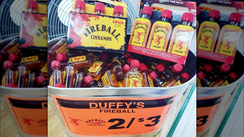 Fireball Cinnamon at a liquor store