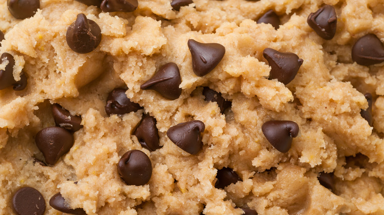 woman baking cookies